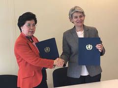 L'UNESCO et l'OMS renforcent leur partenariat