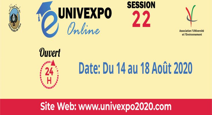 UnivExpo 2020: Sensibiliser et informer les nouveaux bacheliers sur les offres de formation