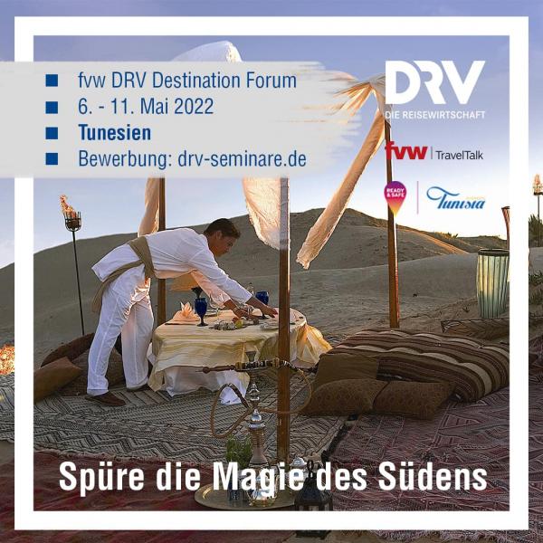 Tourisme: La DRV allemande choisit Tozeur pour son événement "Destination Forum"