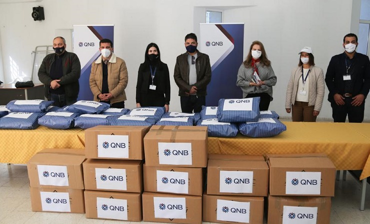 La QNB accompagne les enfants de Thala « pour un hiver au chaud »