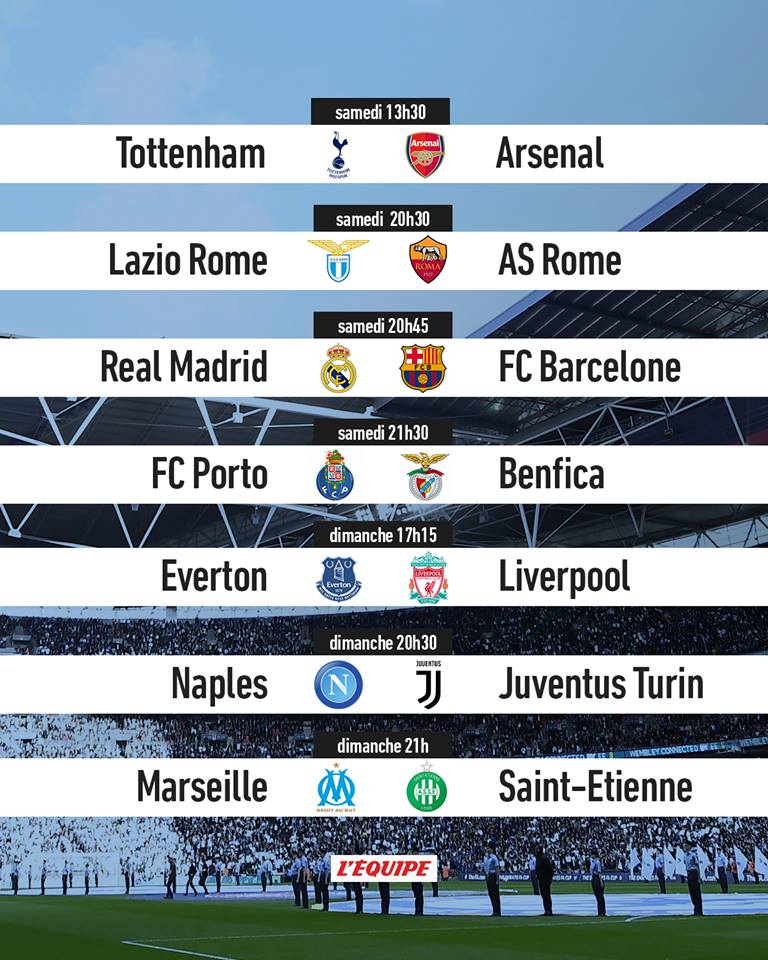 Football : Un week-end à ne rater sous aucun prétexte !