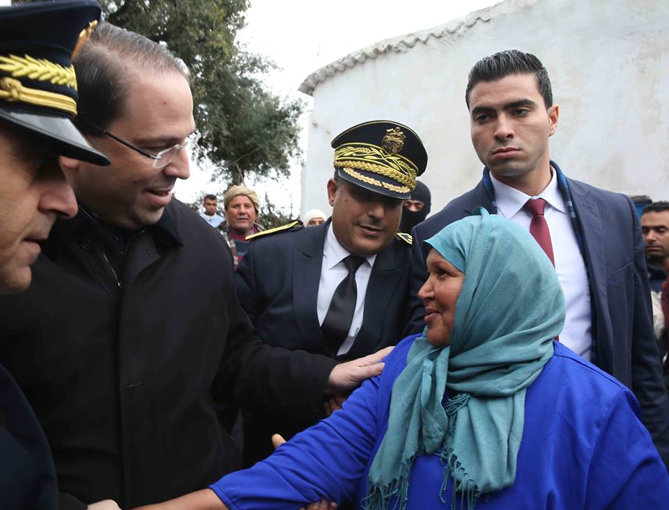 Chahed à Jendouba : des mesures prises pour parer à la vague de froid pour les familles démunies