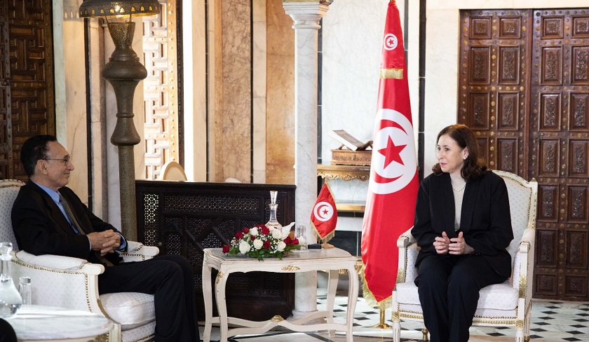 Tunisie-Libye : La coopération commerciale examinée par la cheffe du gouvernement et le ministre libyen du commerce