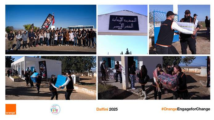 La Fondation Orange Tunisie et l’association «Un enfant, Des Sourires» renouvellent l’action solidaire "Daffini" à Nebeur