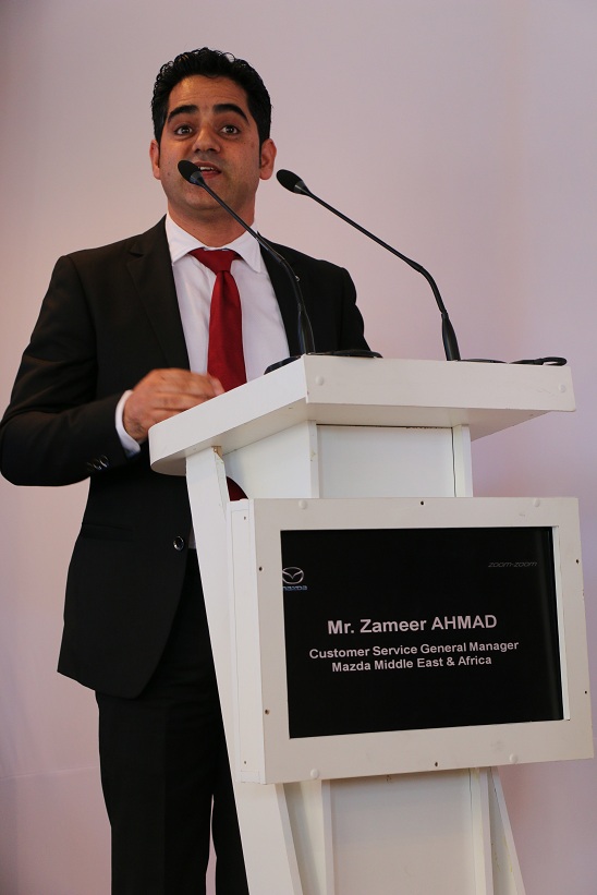 Ahmad, Zameer directeur général et chargé de clientèle mazda Moyen-Orient et Afrique