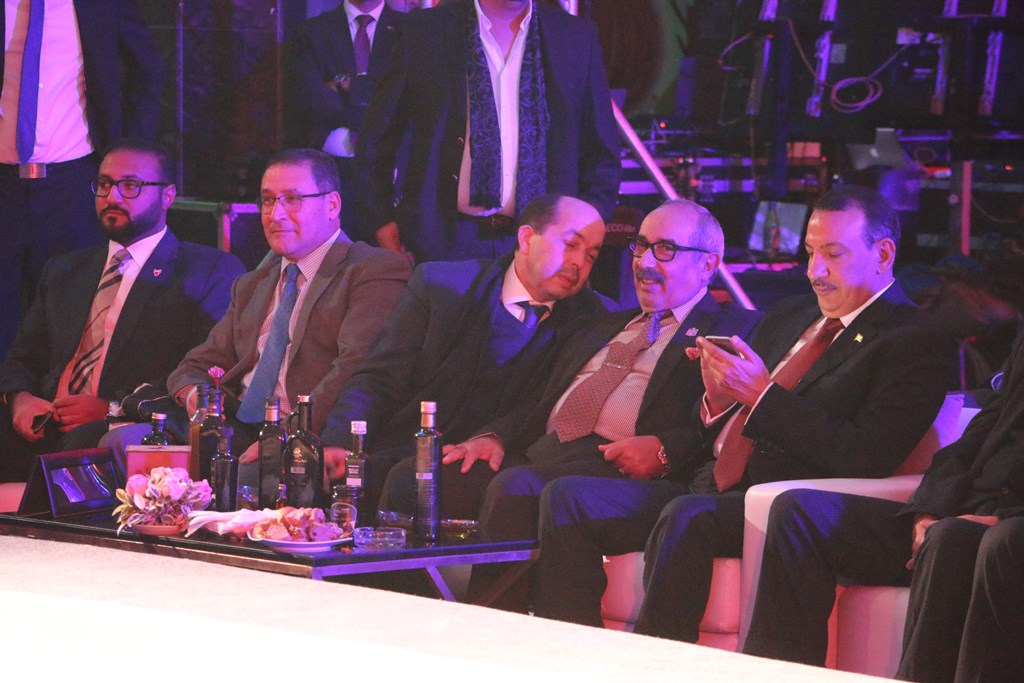 Abdellatif Hmam, directeur de l’ENA entouré de diplomates et autres personnalités 