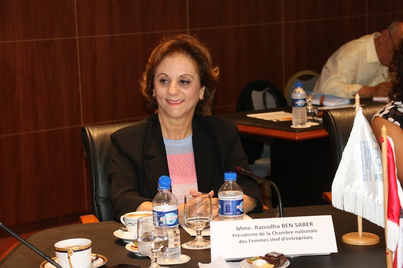 Raoudha Ben Saber, Présidente de la Chambre nationale des Femmes chef d’entreprises 