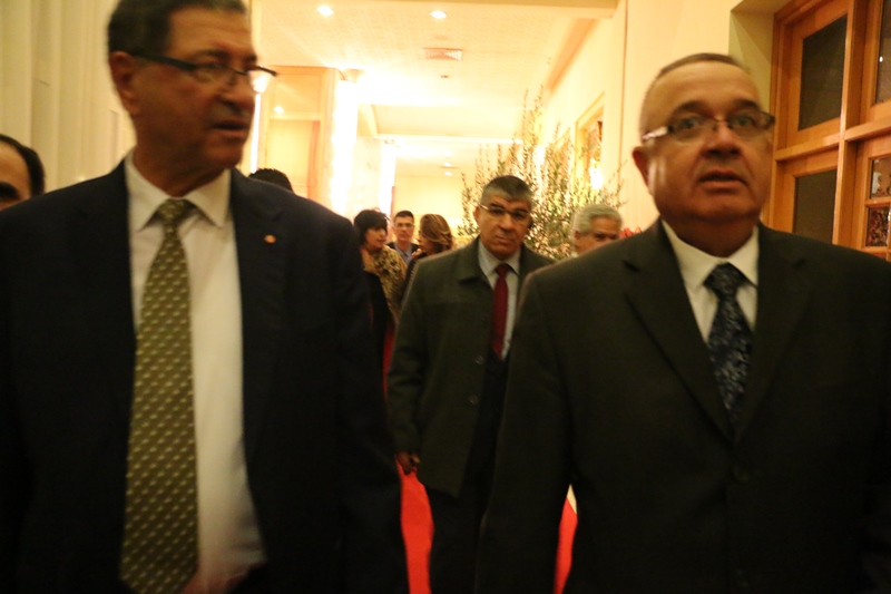 Habib Essid et Abdessalem Loued, Président de la Chambre Syndicale des Exportateurs d'Huile d'Olive