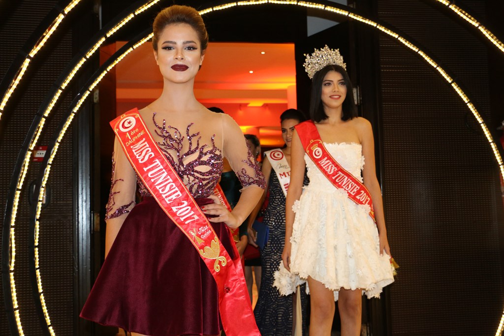 Miss Tunisie 2017 et la première dauphine