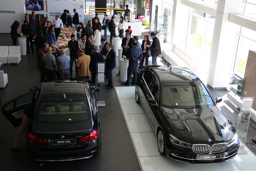 Le show room de la marque de voiture BMW à la Charguia 