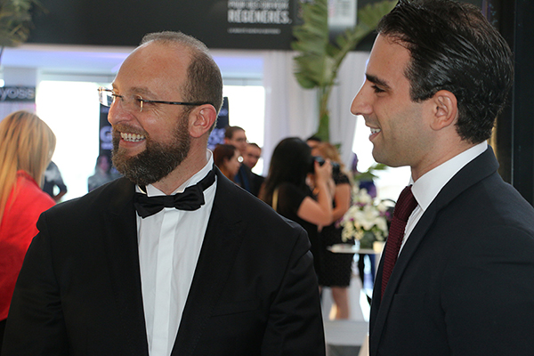 Sofiane Gordah Directeur Général Henkel Tunisie et Mehdi Kattou animateur de la soirée