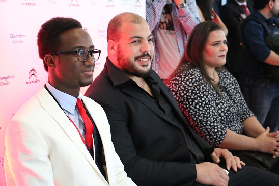 Nihel Cheikhrouhou, Faycel Jaballah (Judo) et Yassine Trabelsi (Taekwondo)