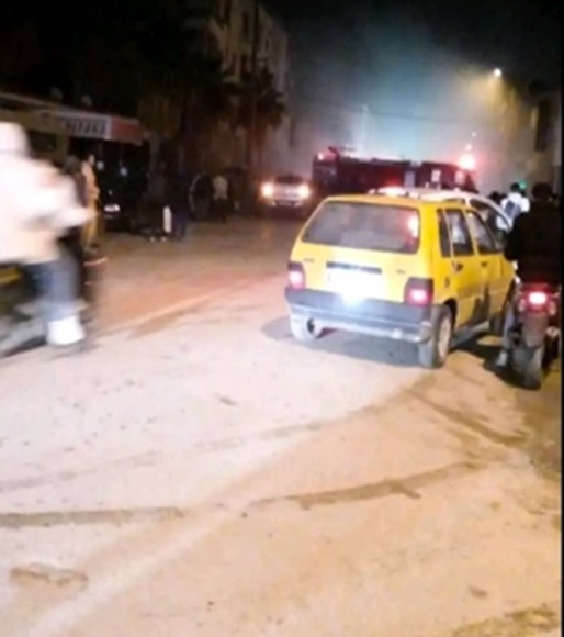 Gigantesque incendie dans un immeuble résidentiel à Sfax