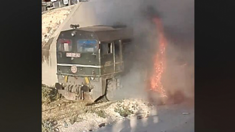 Le train Tunis-Ghardimaou prend feu : plus de peur que de mal