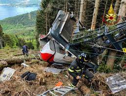 Italie: Quatorze morts dans la chute d’une cabine de téléphérique