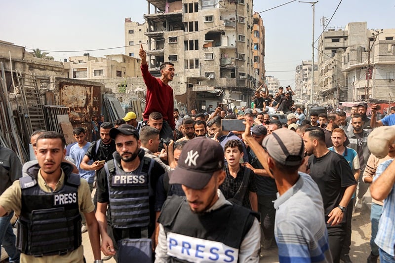 Gaza: l'ONU condamne le meurtre de six journalistes palestiniens