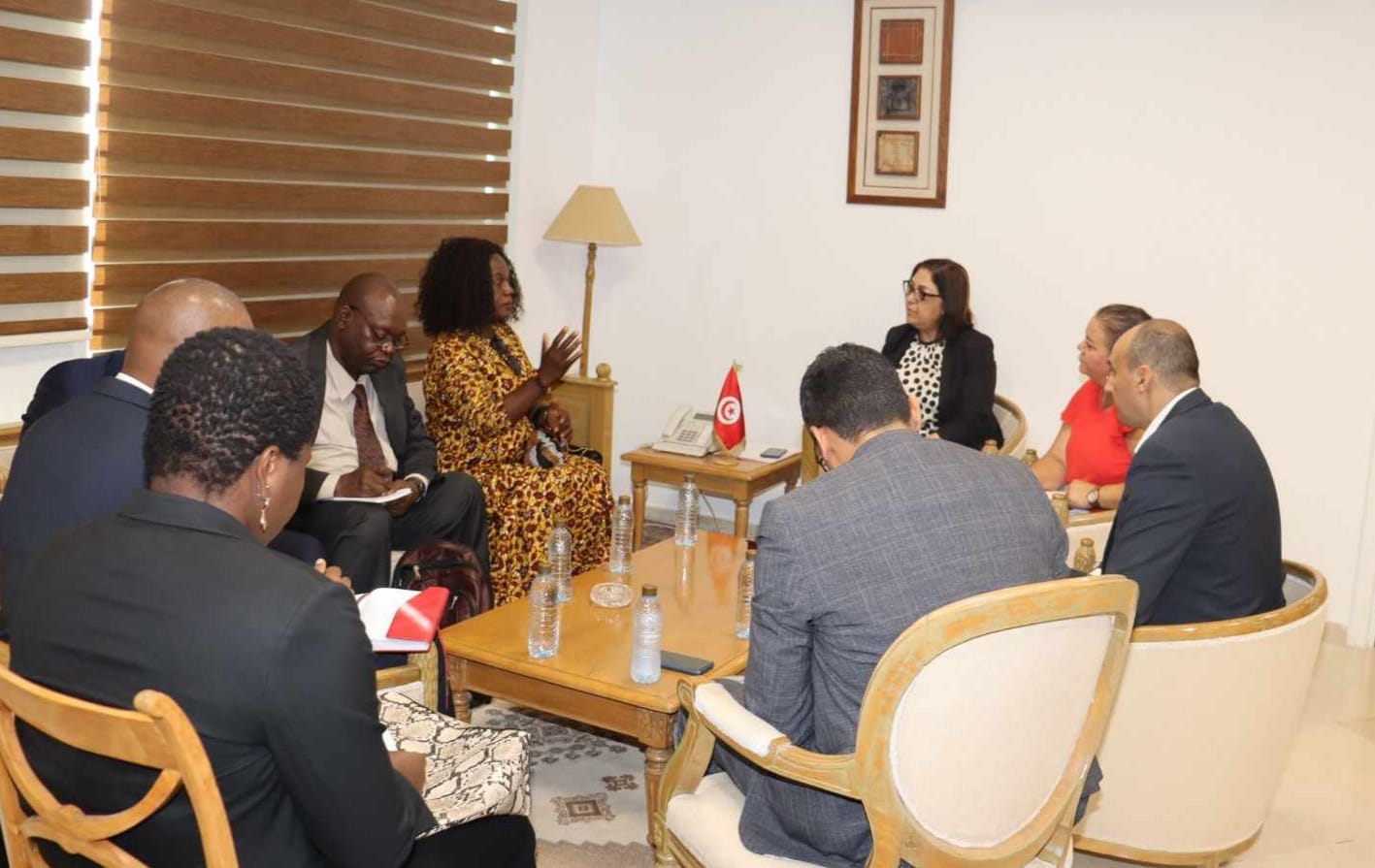 Commerce : Les corridors commerciaux en Afrique du nord examinés avec une délégation de la ZLECAf