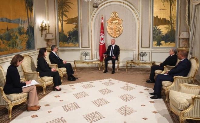 L’ambassadeur des Etats Unis remet ses lettres de créance au président Kaïs Saïed