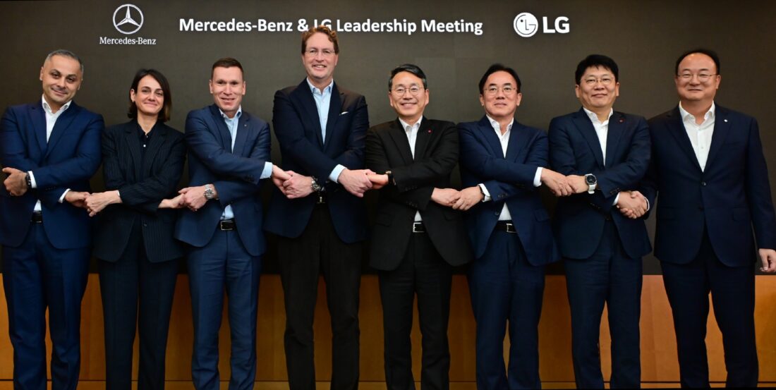 LG et Mercedes-Benz discutent de l’élargissement de leur collaboration « One LG Solution »