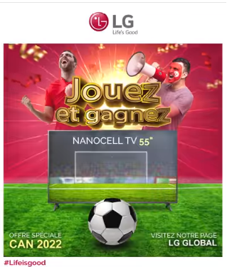 Jeu concours digital LG : Jouez et gagnez un TV LG Nanocell 55''