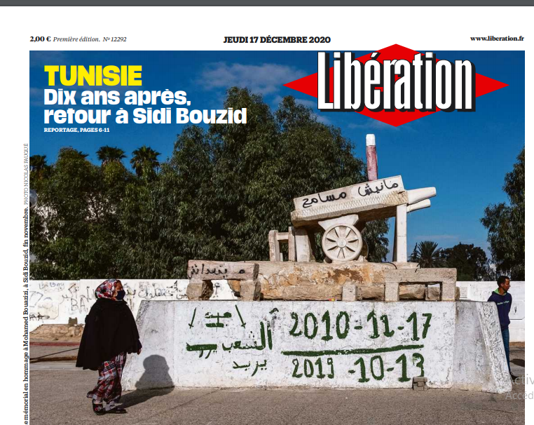 Le Monde, le Figaro, Libération et les Echos, « font la fête » à la révolution tunisienne