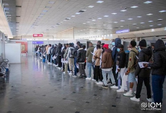 L’OIM organise le rapatriement de 268 migrants guinéens depuis Tunis