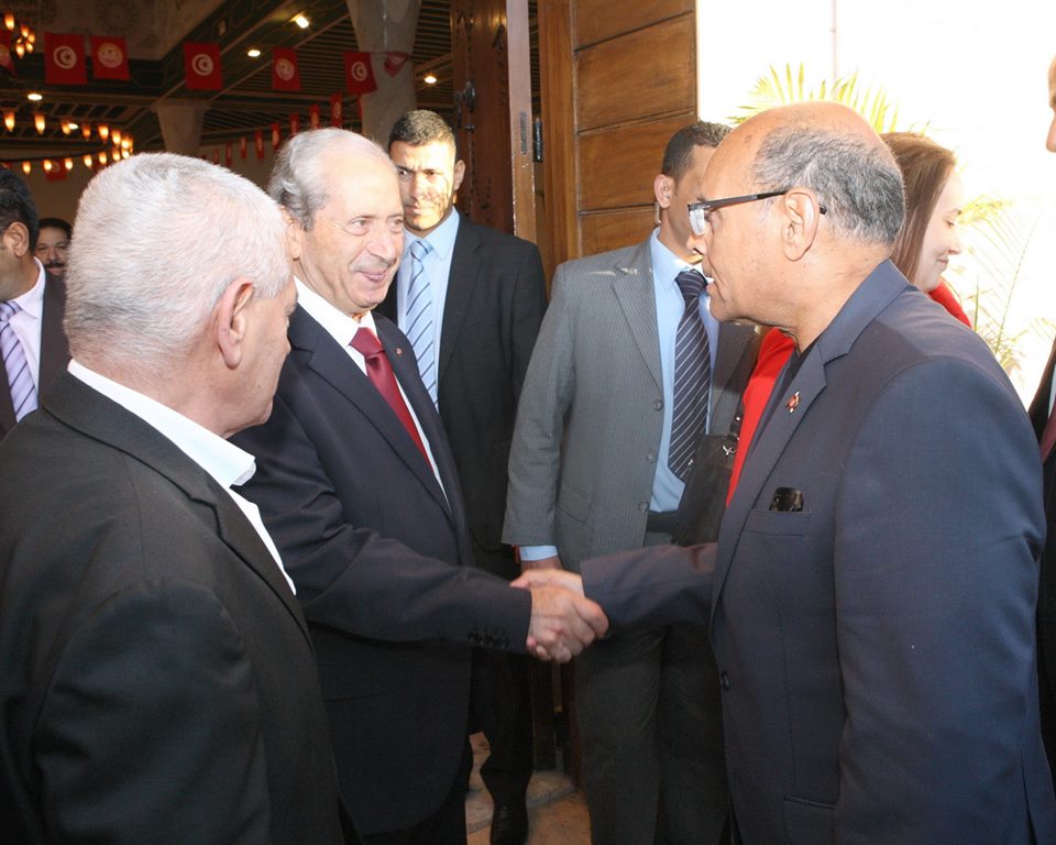 Mohamed Ennaceur et Moncef Marzouki