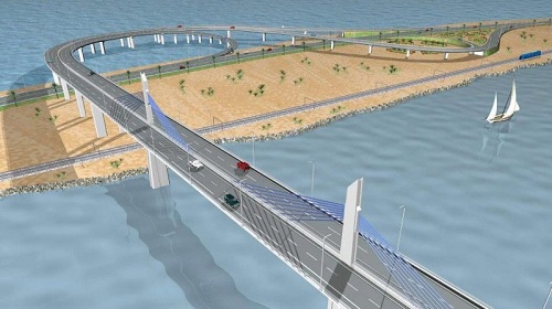 Bizerte : Avancement à un rtyhme soutenu des travaux de construction du nouveau pont
