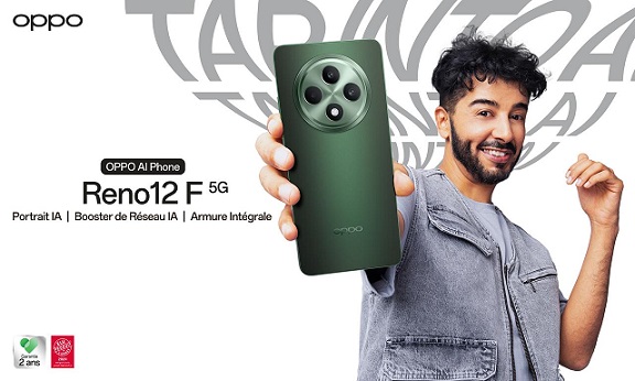 OPPO lance en Tunisie ses nouveaux appareils IA, Reno12 F et Reno12