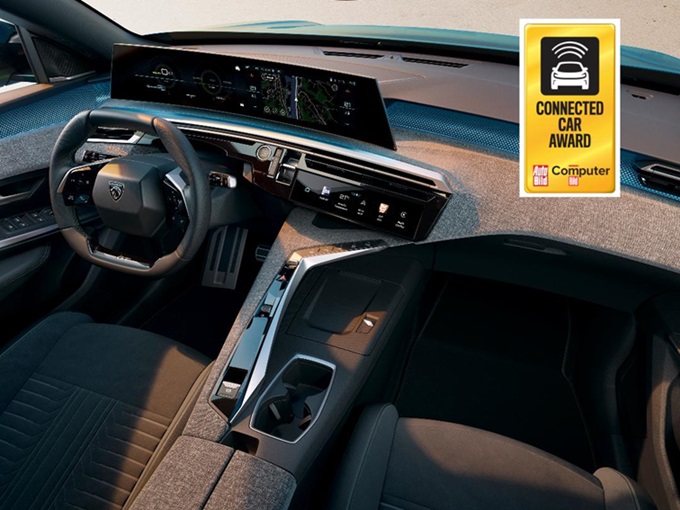 Le Peugeot Panoramic i-Cockpit® remporte le prix « Connected car 2023 »