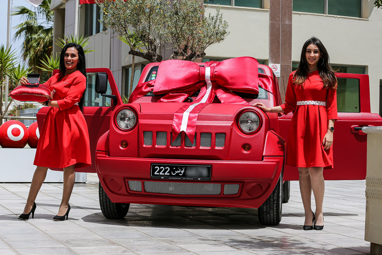 Ooredoo célèbre la remise de la Wallys Car