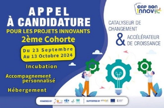 Programme d’incubation « Cap Bon Innov » : Appel à candidatures pour la deuxième cohorte