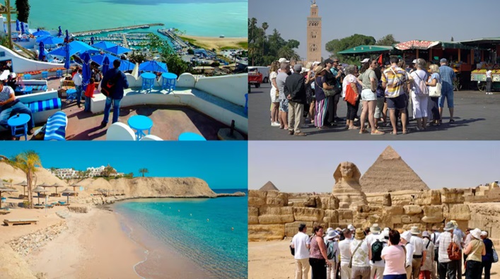 Tourisme: Les réalisations de la Tunisie, du Maroc et de l’Egypte à fin juin 2025