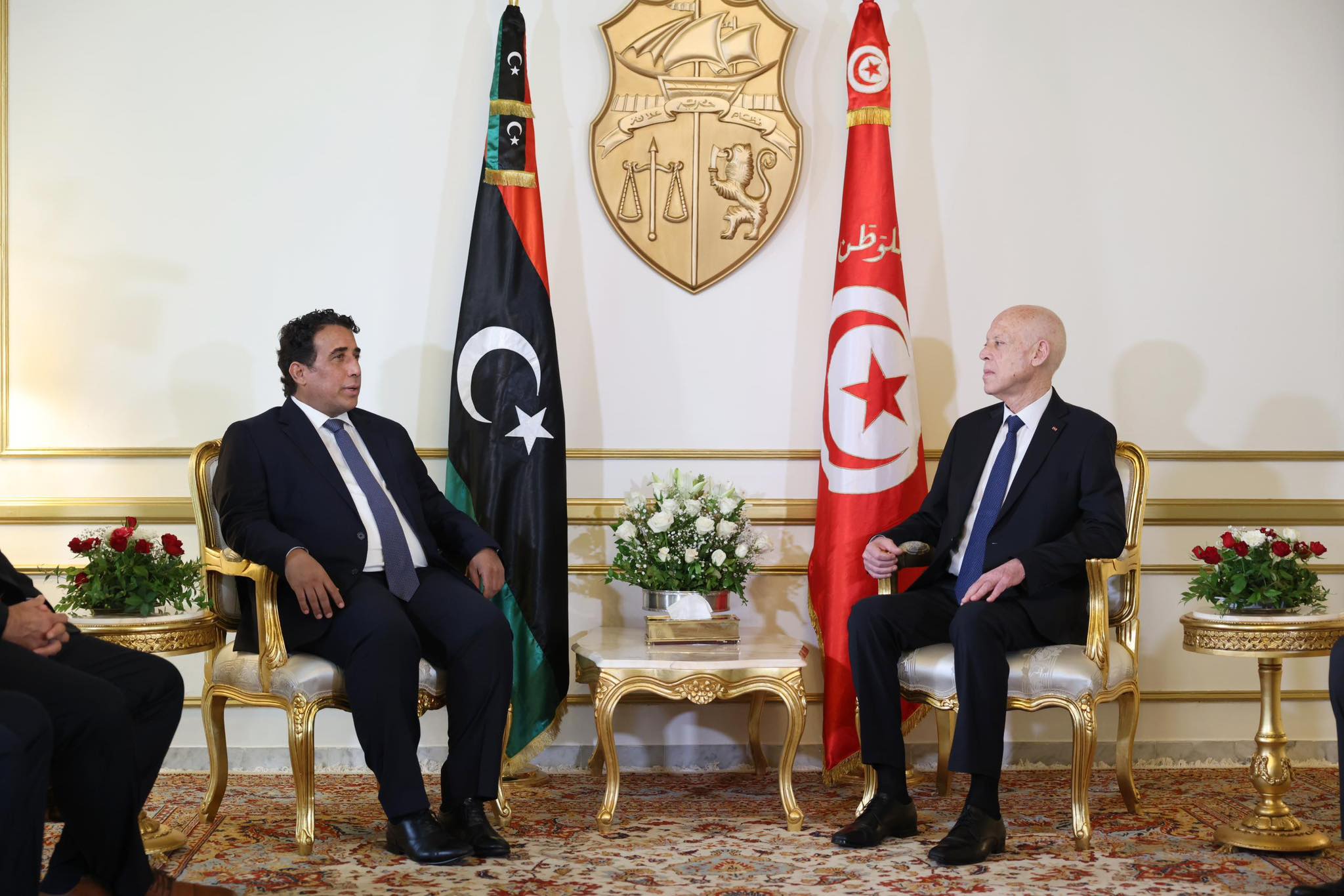 Que se sont dit Kais Saied et Mohamed Al-Menfi, selon la partie libyenne?