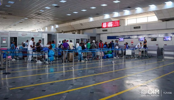 Retour volontaire de 154 migrants ivoiriens depuis la Tunisie