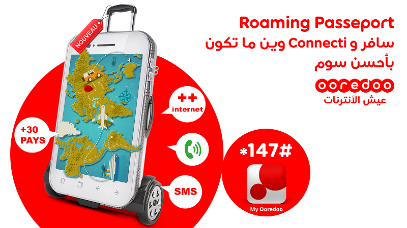 Ooredoo votre partenaire voyage par excellence dans 38 destinations !