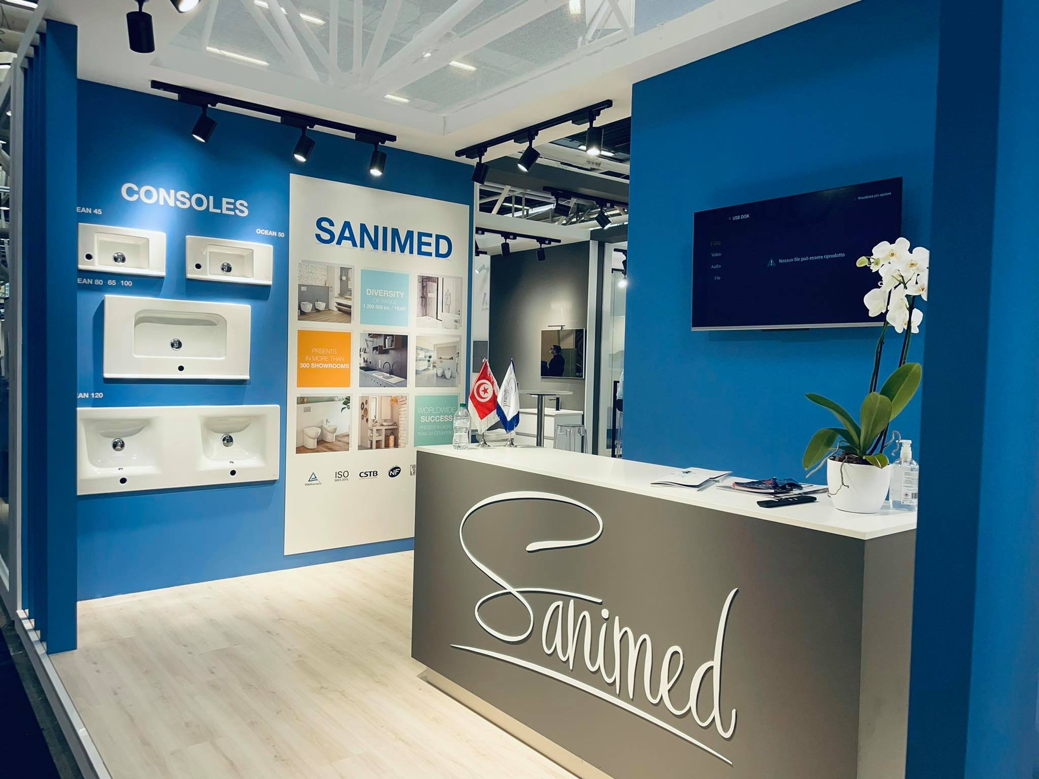 Participation remarquée de Sanimed au Salon « Le Cersaie » de Bologne