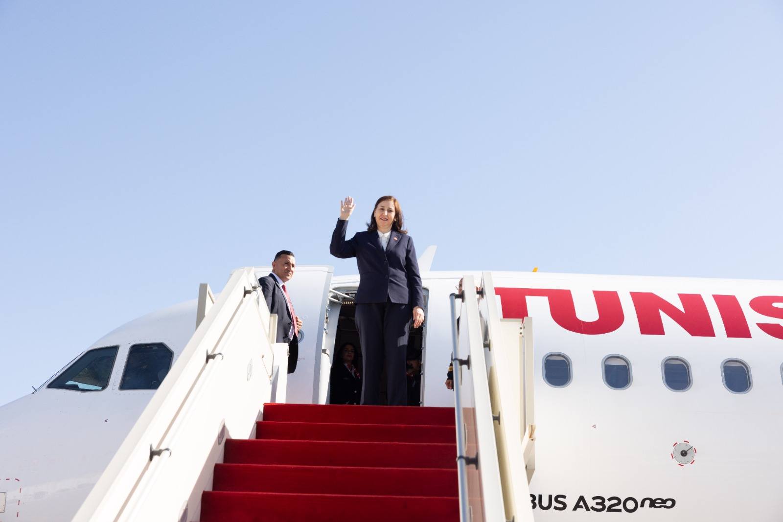 Sara Zaafrani en visite officielle en Espagne