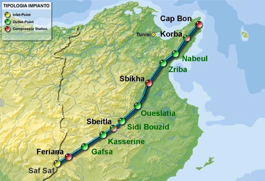 Gazoduc : Sit-in à la station de Sbikha (Kairouan) pour réclamer développement et emploi