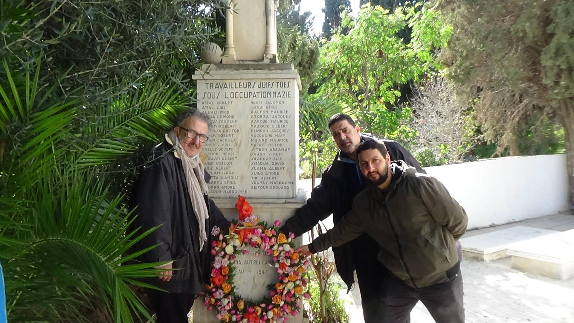 Commémoration de la rafle de nos compatriotes juifs au cimetière du Borgel à Tunis