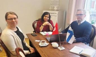  Helsinki : Réunion de travail pour promouvoir les produits agricoles et alimentaires en Finlande