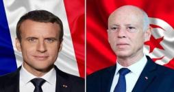   Conversation téléphonique entre Kaïs Saïed, et le président français