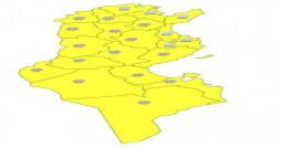  INM : Tous les gouvernorats du pays placés en vigilance jaune