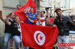 Ambiance des supporters tunisiens à la veille du match Tunisie-Belgique (photos) 