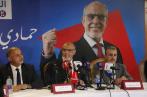 En photos: Conférence de Presse du candidat à la présidentielle Hamadi Jebali