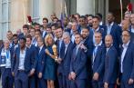 Les champions du monde reçus à l’Elysée