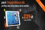 Les bons plans de la rentrée avec la nouvelle tablette 3G Orange Mouve tab