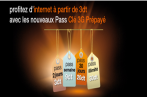 Orange lance de nouveaux Pass internet à partir de 3dt seulement