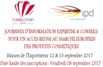 Journées d’information à la Maison de l’Exportateur les 12 et 13 septembre