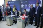 Signature à Sfax du contrat de lancement du 1er satellite tunisien « Challenge ONE »